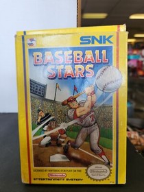 Nintendo NES BASEBALL STARS 1989 Complete W/ Manual  & Box TESTED ! Nice Cond