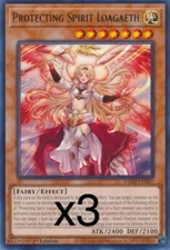 3X Yugioh Protecting Spirit Loagaeth VASM-EN041 Rare 1st Edition NM