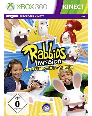 Microsoft XBOX 360 Spiel * Rabbids Invasion Die interaktive TV-Show *****NEU*NEW