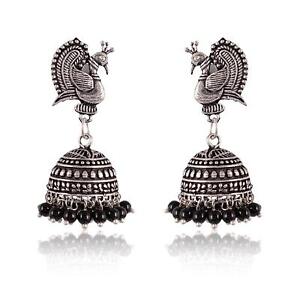 Nuevo Color De Oxidación De Bollywood Jhumka Jhumki Joyas De Nuevo Color De Oxidación De Bollywood Jhumka Jhumki Joyas De