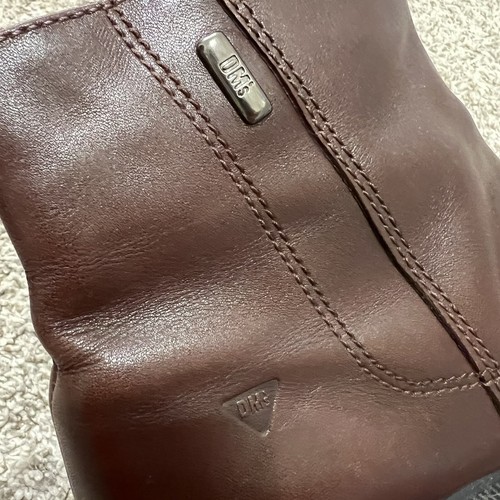 Vintage Dr. Martens 9278 braune Lederstiefeletten seitlicher Reißverschluss Made in England UK 8 - Bild 6 von 15