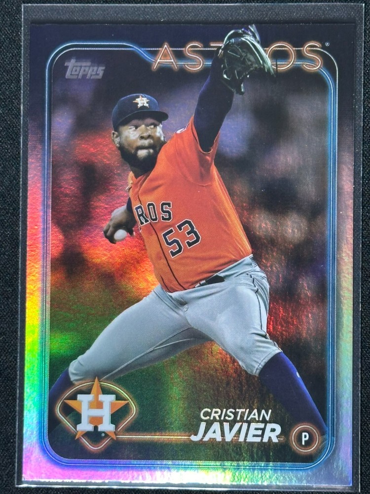 2024 Topps Rainbow Foil Cristian Javier #269 Houston Astros SP RARE