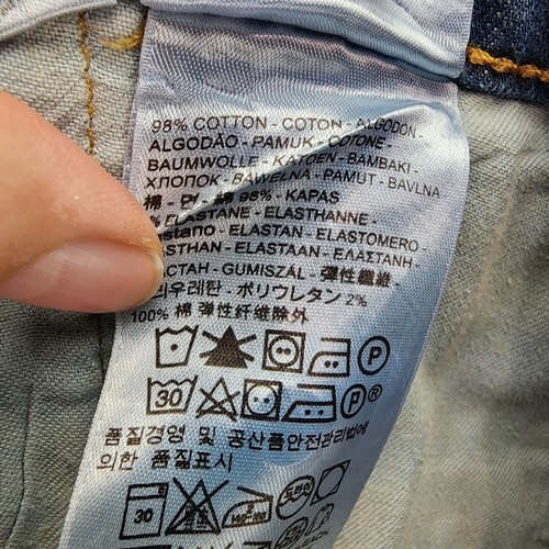 Levi's Jeans Mens 44x30 Blue High Rise Stretch Athletic Taper *GUC* - Bild 12 von 14