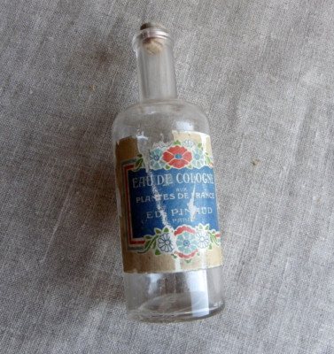 ALTE FLASCHE EAU DE COLOGNE - ED. PINAUD - AUX PLANTS DE FRANCE - PARFUM