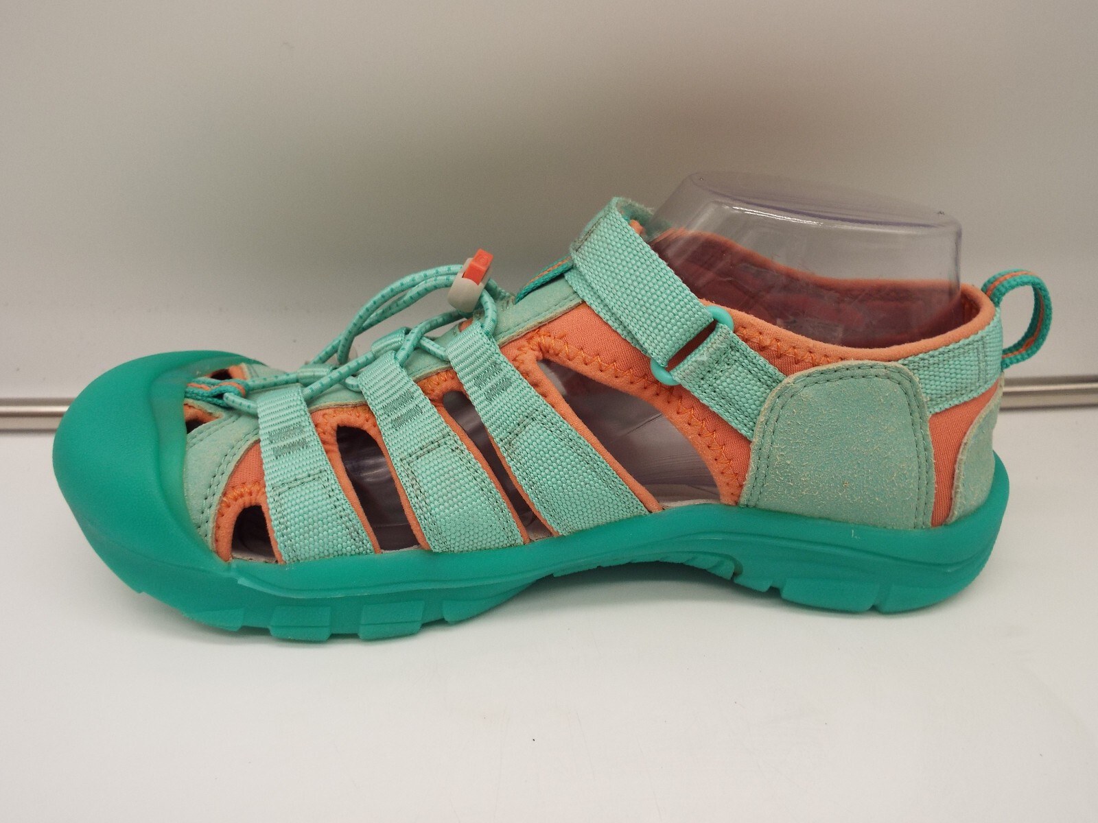 Scarpe da trekking impermeabili Keen Newport H2 verde acqua e pesca sandalo donna taglia 7