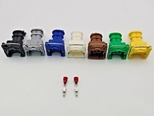For Tyco Amp Junior Power Timer 2-Pin Fuel Injector Plug Connector Bosch EV1