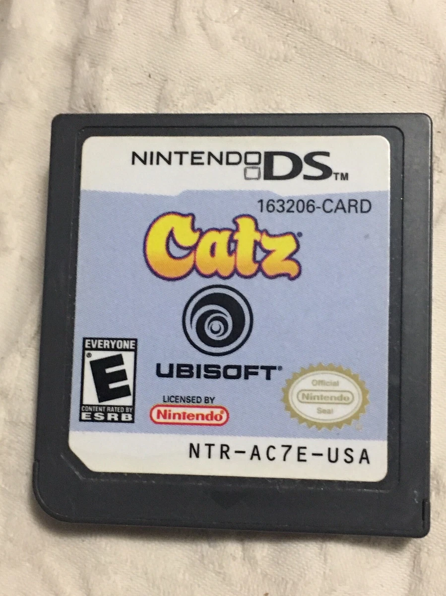 Vtg 88 Nintendo DS Game CATZ Cartridge Card USA NTR-005 PAT. PEND. Rated E  | eBay