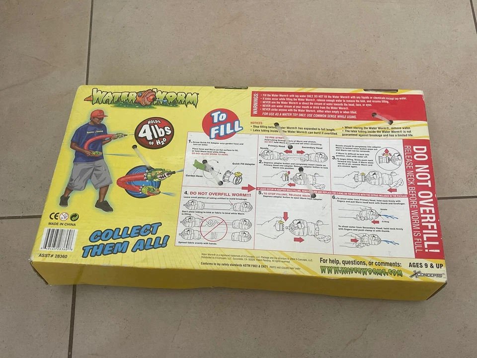 X-concepts 2004 Water Worm Double Header 4 Pounder Toy - Image 2 of 2