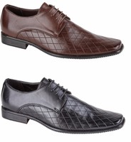 Mens Lace-up Shoes Smart Work Office Black Brown Formal Size Mens Lace-up Shoes Smart Work Office Black Brown Formal Size