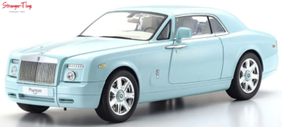 Kyosho Rolls Royce Phantom 2008 échelle 1/18 Turquoise - Modèle Réduit Collector Neuf Sous Blister