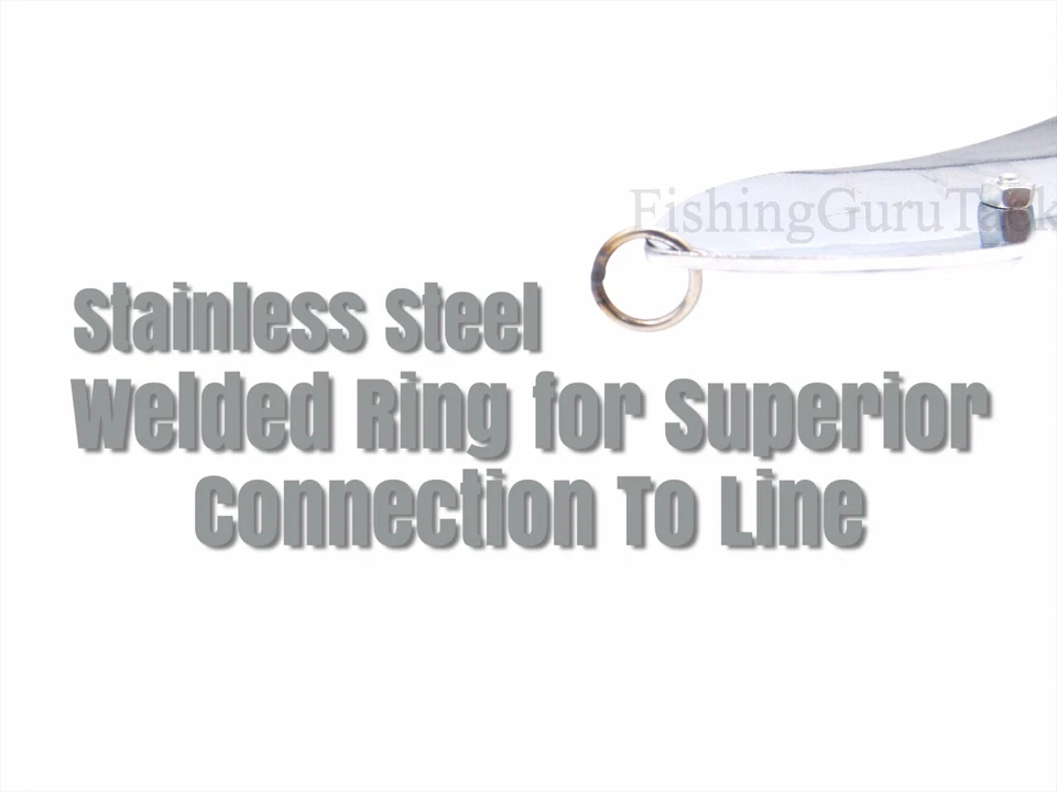 Red Holographic Drone Trolling Spoon 14.5cm 5.7 Inches With Mustad Hook - Image 4 of 4