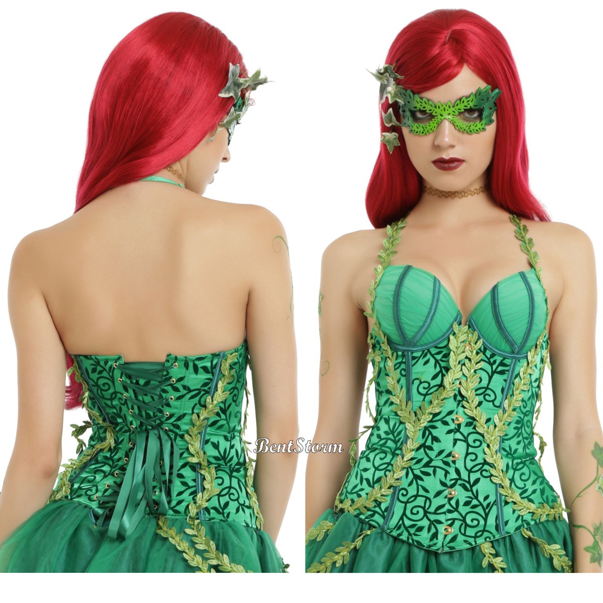 poison ivy green corset dress VESTIDO GUCCI LACE DRESS VERDE 40 ORIGINAL – Gringa main image 0