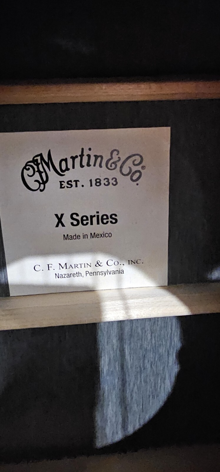 MARTIN & CO XSERIES LEFTHANDED SEMIACOUSTIC GUITAR MADE IN MEXICO eBay