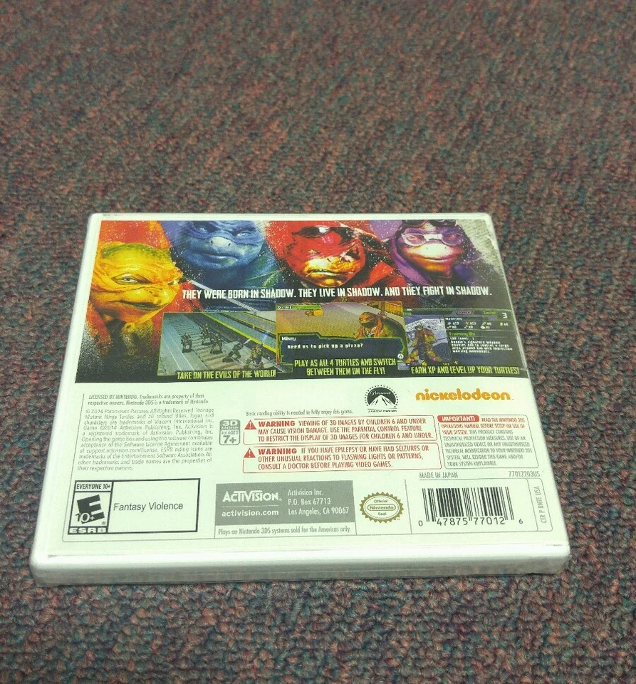 Teenage Mutant Ninja Turtles (Nintendo) 3DS (Brand New & Factory Sealed!) - Image 4 of 4