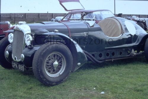 35mm Slide Lagonda special Racing Hill climb Car in the Paddock 1970's side - Picture 1 of 1