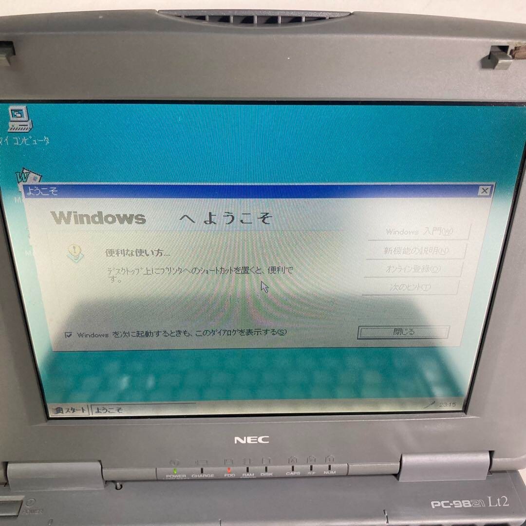 NEC 98NOTE PC9821 SATA SSD Vintage Retro Gaming Laptop