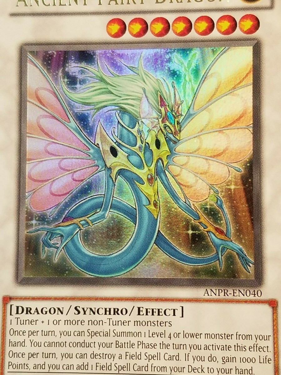 yugioh Ancient Fairy Dragon ANPR-EN040 Unlimited Edition Ultra