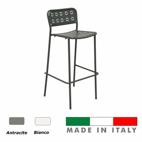 Sgabello Con Rotelle In Acciaio - Piattaforma In Gomma Antiscivolo, Portata 150 Kg, Colore Grigio Chiaro, Per Casa O Ufficio