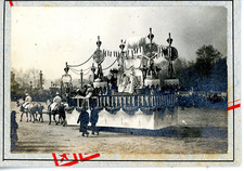 Paris, carnaval, défilé char Vintage silver print  Tirage argentique  6x8 