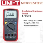 UNI-T Megger Digital Multimeter Insulation Resistance Tester True RMS 2GΩ UT533