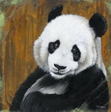 Art Print, Framed or Plaque By Britt Hallowell - Panda Smile - BHAR465