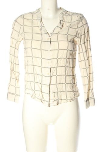 PRIMARK Blusa-camisa Mujeres Talla EU 36 blanco puro-negro look casual