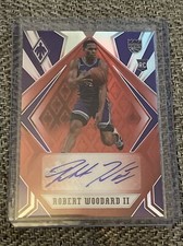2020-21 Panini Chronicles Robert Woodard II Phoenix Red Auto Rookie Card RC