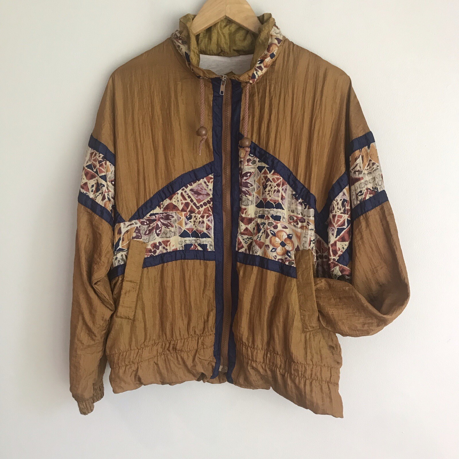 Vtg OTELLO Pelle Women Nylon Zip Up 
