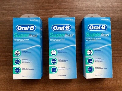 Oral B Dental Essential Floss, Super-Floss, Satin Tape, Pro-Expert premium