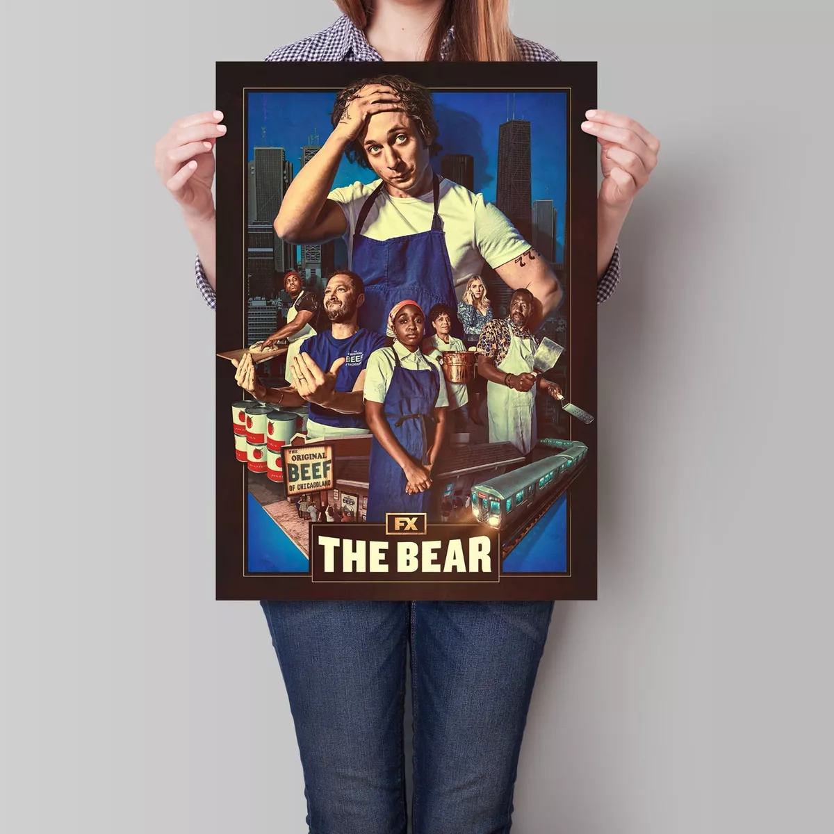 The Bear TV Show Poster, Jeremey Allen White The Beef Photo Art Print