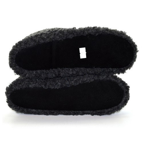 GREY WOMENS LADIES SLIP ON WARM FLUFFY FUR LINED SLIPPERS ANKLE BOOTS BOOTIES - Picture 6 of 7