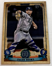 JALEN BEEKS SIGNED 2019 TOPPS GYPSY QUEEN BASEBALL CARD AUTO