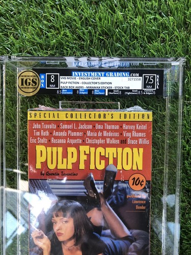 VHS Pulp Fiction IGS 8-7.5 NM Collector’s Edition John Travolta / Sam Jackson - Picture 2 of 7