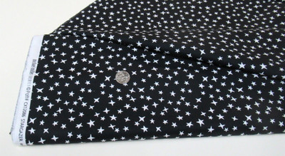 Michael Miller quilt-craft fabric STARGAZER black 2 yds (cx-12086) SuperStar