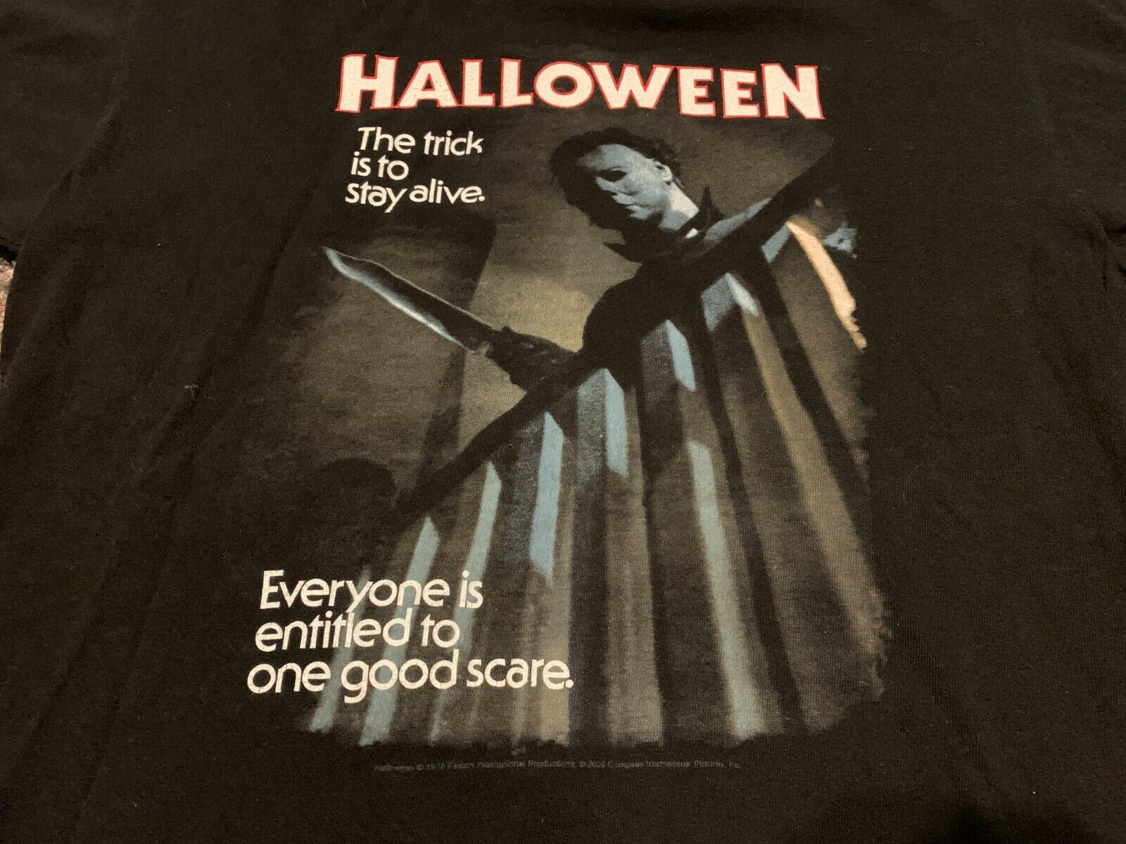 HALLOWEEN vintage movie official rare promotional t-shirt Adult ...