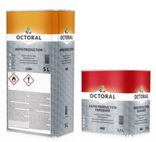 Octoral C600 Clearcoat 2k Lacquer & H60 7.5L KIT Rapid Production Valspar Brand