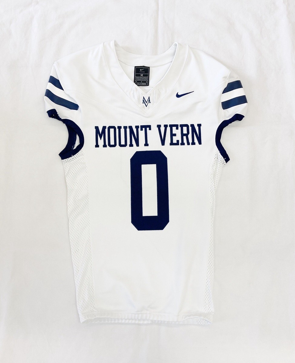 Nike MV Mustangs Mount Vernon Football Jersey Men's M White