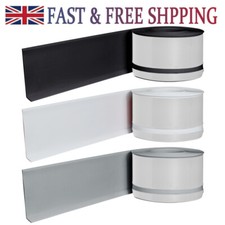 6-25M PVC Skirting Board Self Adhesive Skirting Edging Trim Flexible Skirting