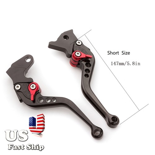 For Yamaha CNC Short Brake Clutch Levers RAPTOR 700 2007–2018 2019 2020 ATV Quad - Picture 6 of 14