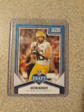 2020 Score Justin Herbert Draft RC #NFL 3
