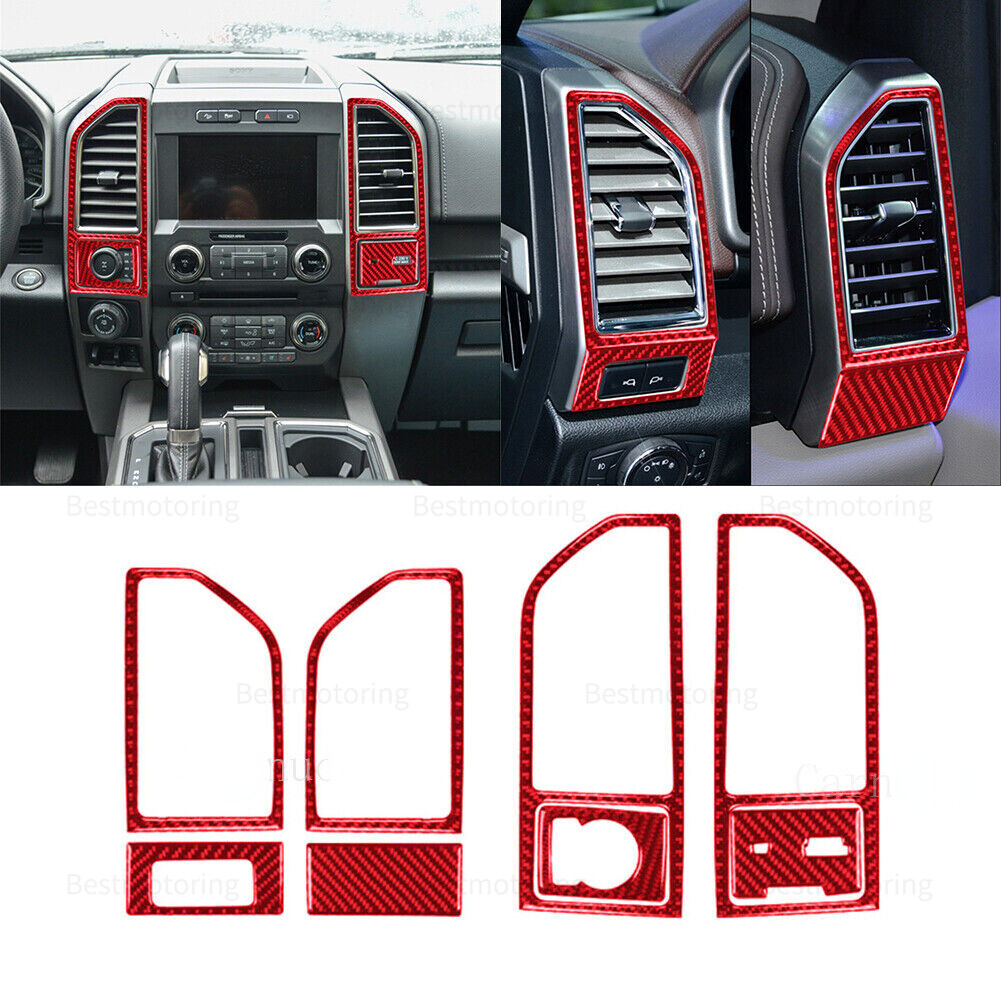 F-150 Full Dash Trim Kit; Carbon Fiber Finish (09-14 F-150 W/ Shifter Flow-Through Center Console & W/o Navigation) - Free Shipping - Foto 7