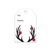 Holiday Deer Antlers Gift Tags 2.25x3.5 - 50 Pack on sale Holiday Deer Antlers Gift Tags 2.25x3.5 - 50 Pack on sale