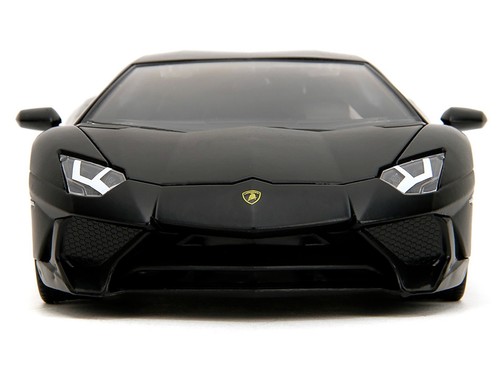 SHAW'S LAMBORGHINI AVENTADOR MATT BLACK "FAST & FURIOUS" 1/24 CAR BY JADA 36152 - Picture 7 of 9