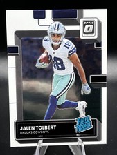 2022 Panini Donruss Clearly Jalen Tolbert Rated Rookie #231 Dallas Cowboys RC
