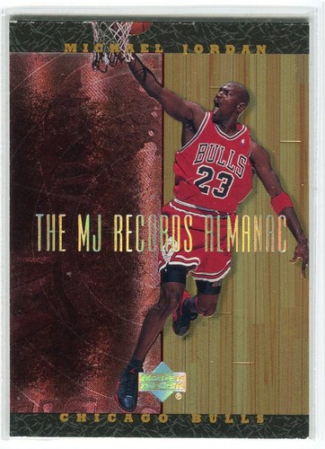 Michael Jordan #J6 1999 Upper Deck Hardcourt The MJ Records Almanac card
