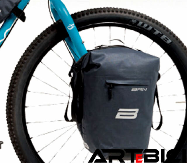 Borsa bici BRN viaggio touring bike pack travel ANTERIORE cicloturismo 10 litri
