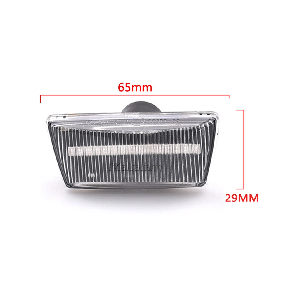 Clear For Saturn Aura 2007 2008 2009-2010 LED Dynamic Side Marker Light — 第 4/4 张图片