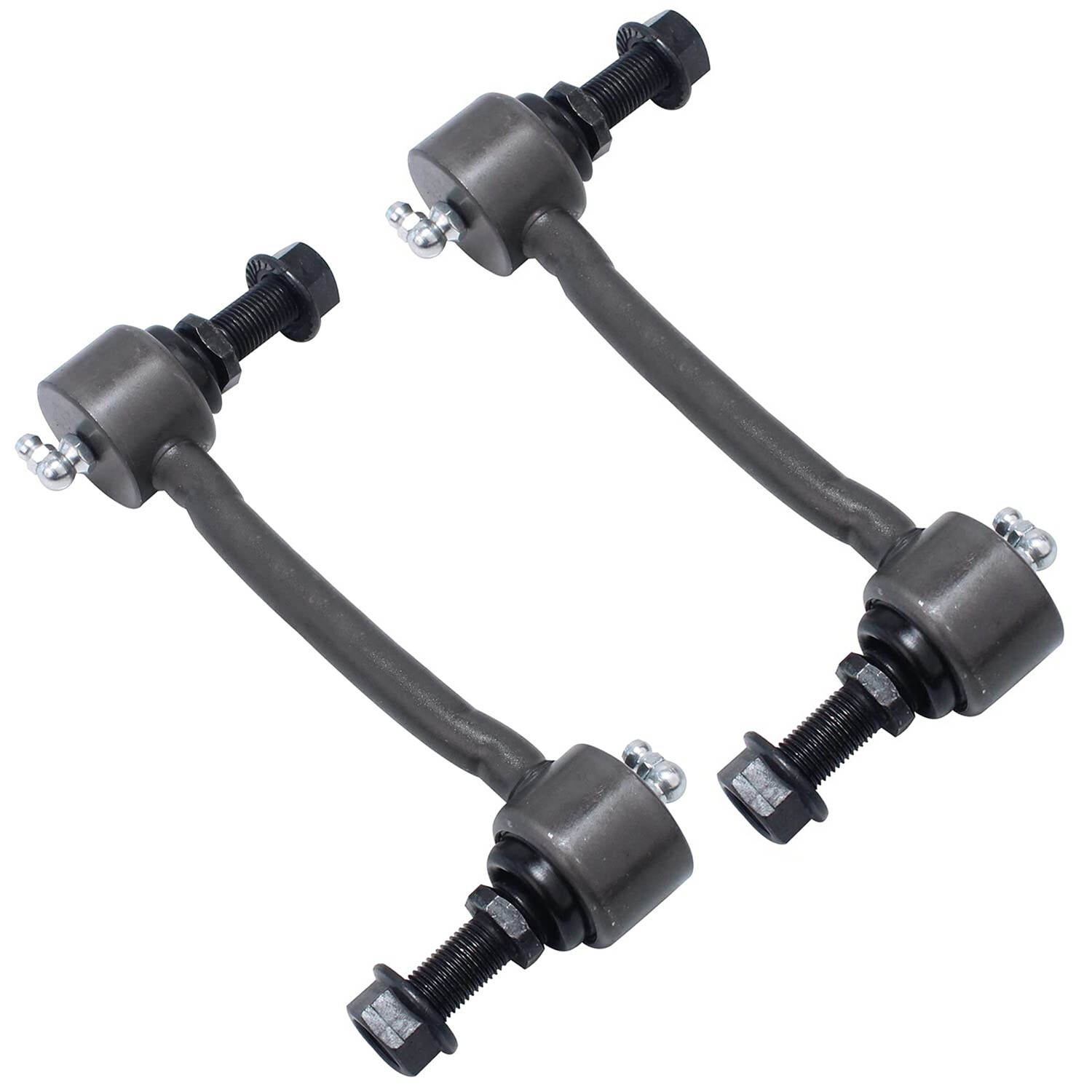 Front Upper Lower Control Arms Tie Rods Boots Sway Bars for 06-08 Hyundai Sonata