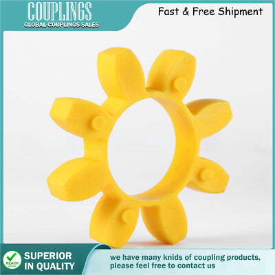 Yellow GR10 - GR125 Elastic Coupling Cushion Coupling Insert Fit for KTR ROTEX