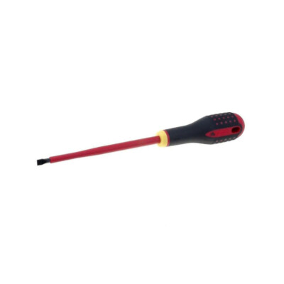 Isolierter Schraubendreher Von BAHCO – Sechskant (HEX) 3 Mm, Länge 75 Mm, Für Elektriker Bis 1 KV AC